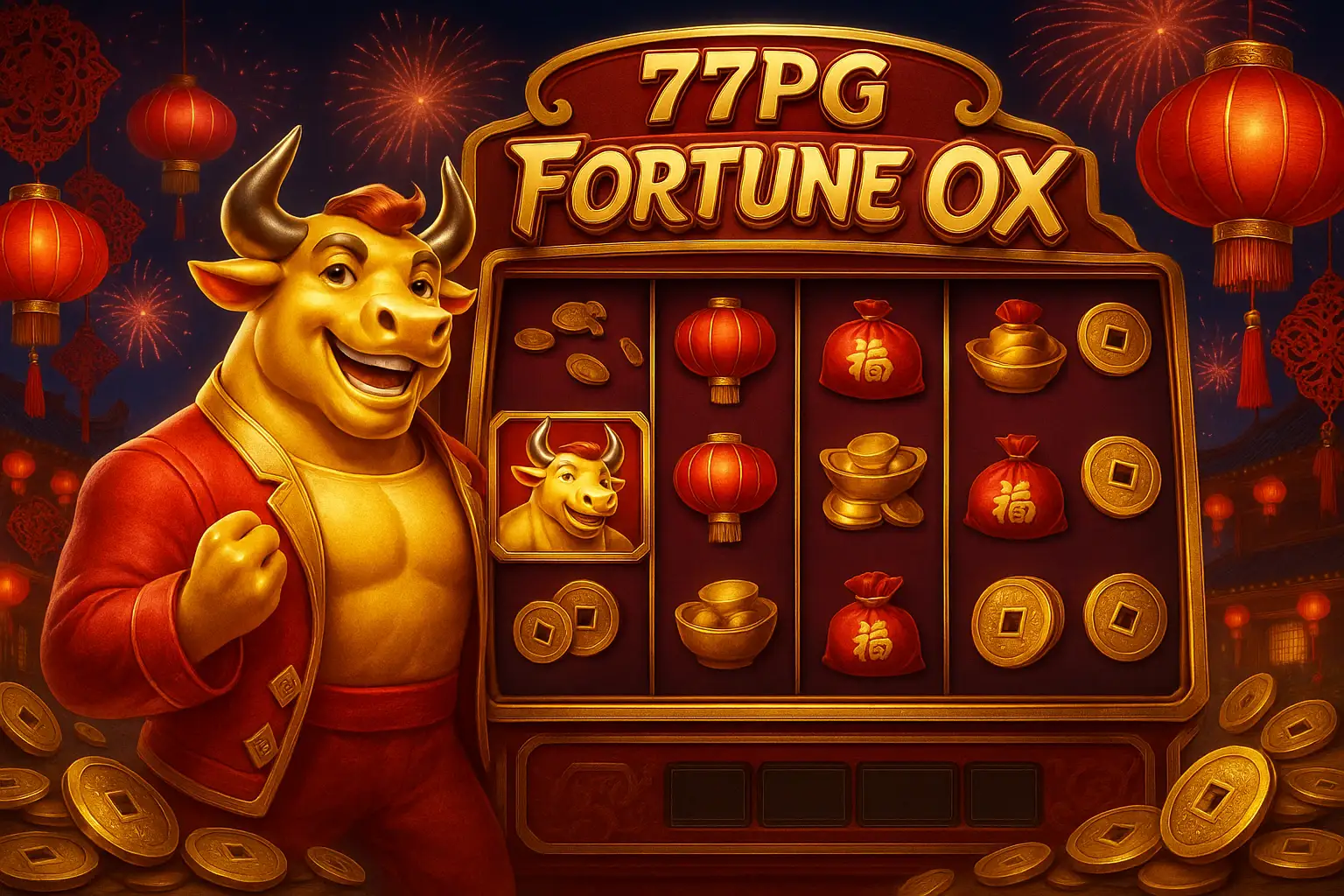 Fortune Ox no 77PG - Aposte Agora e Reivindique Seus Ganhos
